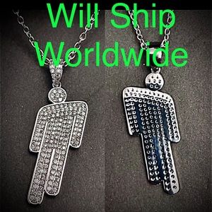 2 Billie Eilish necklaces and one shipping price